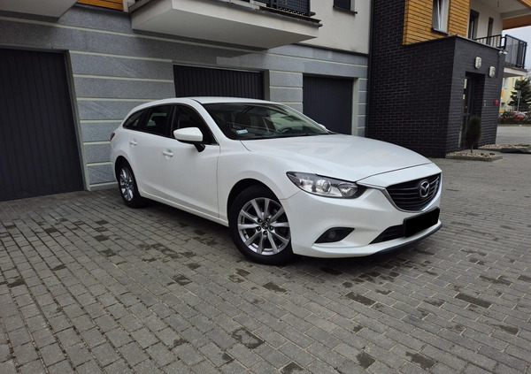 Mazda 6 cena 53900 przebieg: 180245, rok produkcji 2017 z Supraśl małe 121